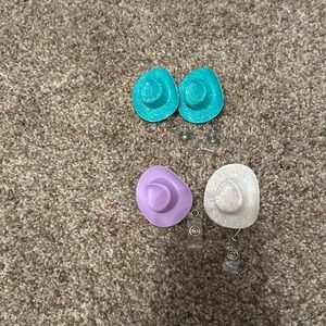 Cowboy hat badge reel bundle